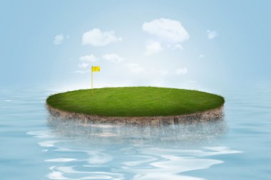 Water Golf Green clipart