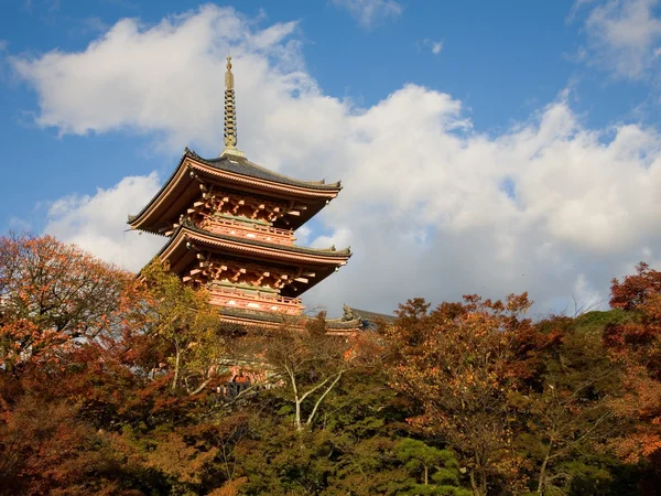 Japanese Temple in the autumn — Stock Photo, Image