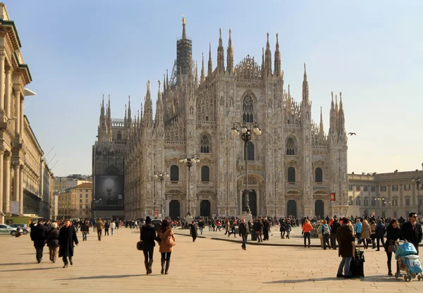 La cathédrale principale de Milan, Italie Images De Stock Libres De Droits