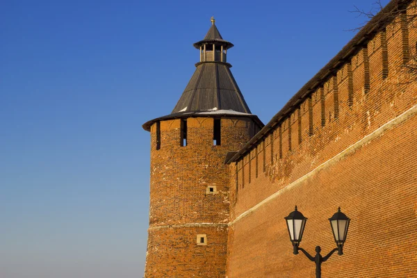 stock image Kremlin wall and tower