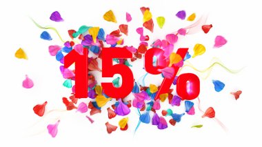 15 percent off clipart