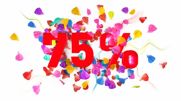 stock image 75 percent off