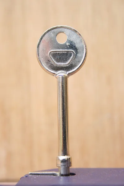 Key in lock — Stock Photo, Image