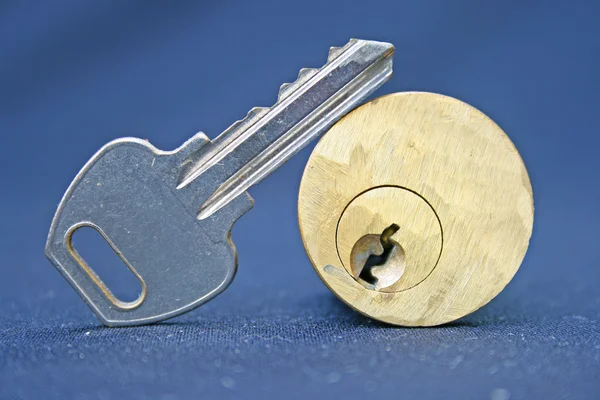 Bloqueio e chave — Fotografia de Stock