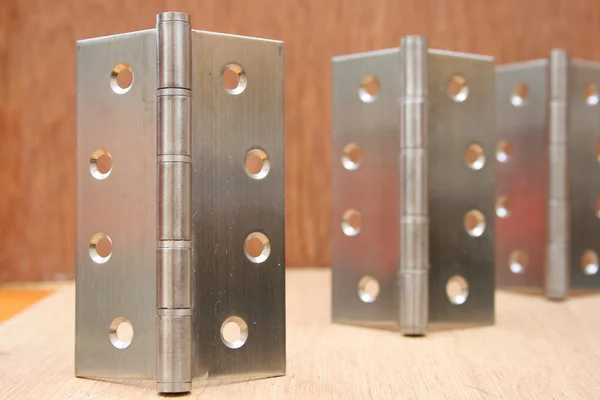Hinges in a row — Stock Photo, Image