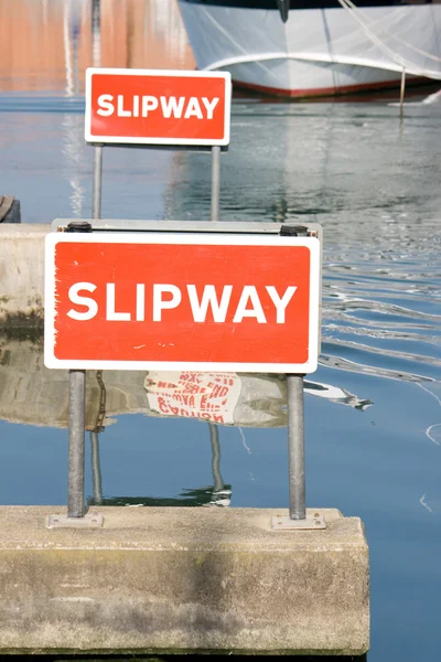 Slipway tekenen — Stockfoto
