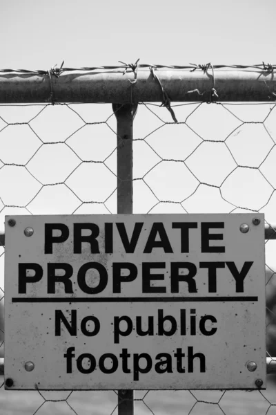 stock image Private property sign