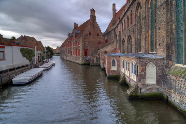 stock image Bruges canals