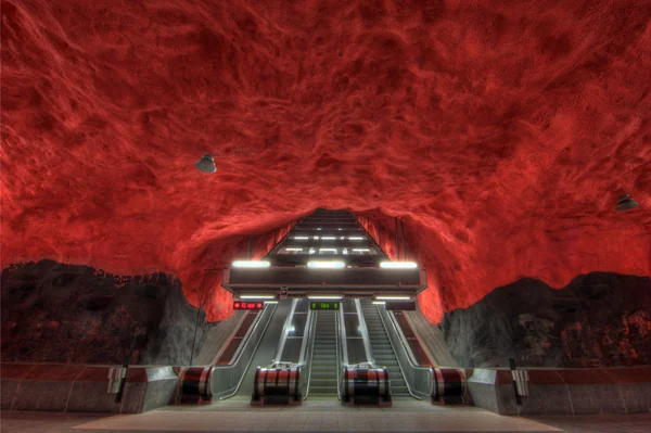 Metro de Estocolmo — Fotografia de Stock