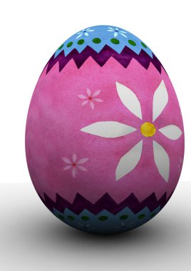 Pink egg clipart