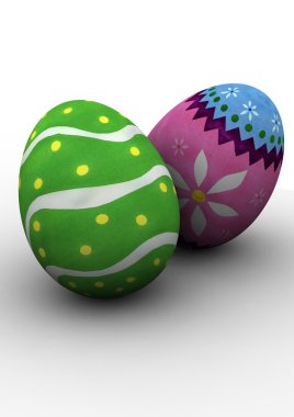 Easter egg hunt clipart
