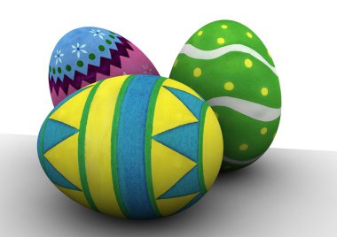 Easter eggs clipart