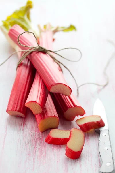 stock image Fresh rhubarb