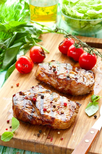 Veal loin steak — Stock Photo, Image