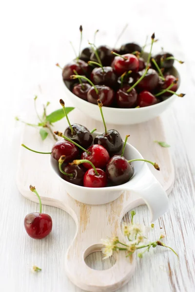 Čerstvé červené cherry — Stock fotografie