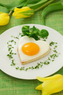 Fried eggs clipart