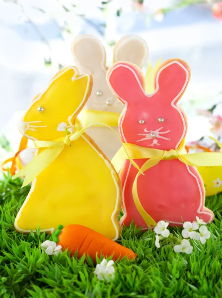 Easter bunny cookies — Stock Photo, Image
