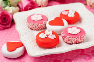 Sweet Valentine Petit Fours clipart