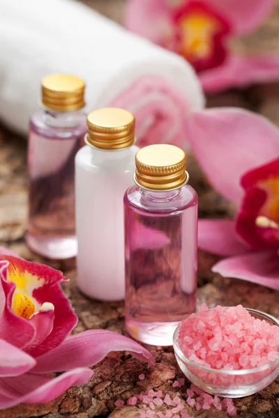 Body care products or spa still life — Stock Photo, Image