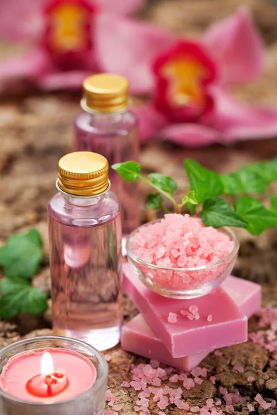 Body care products or spa still life — Stock Photo, Image