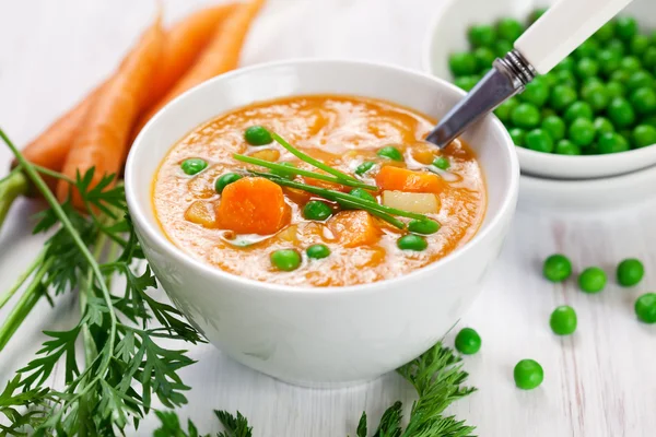 Fresh vegetable soup — Stock Image Fresh vegetable soup Royalty Free Stock Images