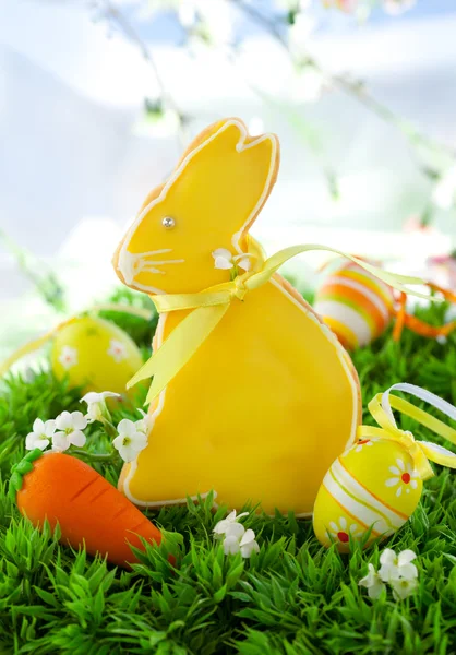 Easter bunny cookie — Stock Photo, Image