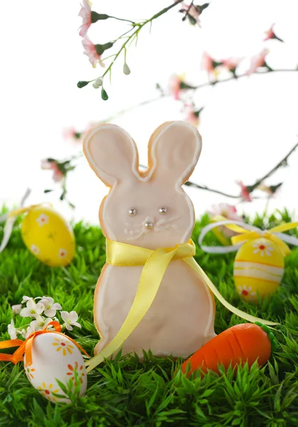 Easter bunny cookie — Zdjęcie stockowe