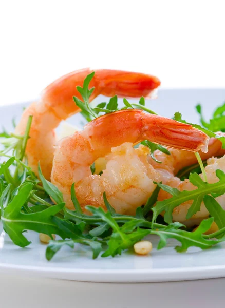 Shrimps salad — Stock Photo, Image