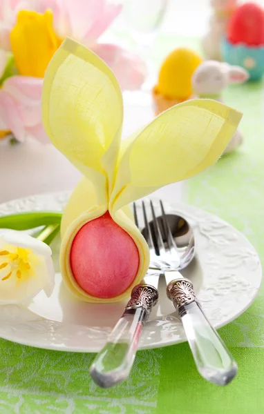 Easter place setting — Stock Photo, Image