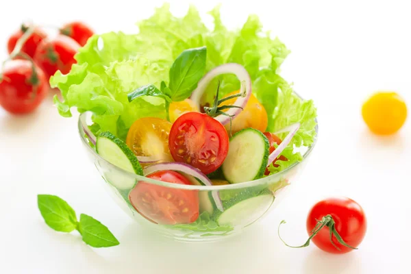 Tomaten-Gurken-Salat — Stockfoto