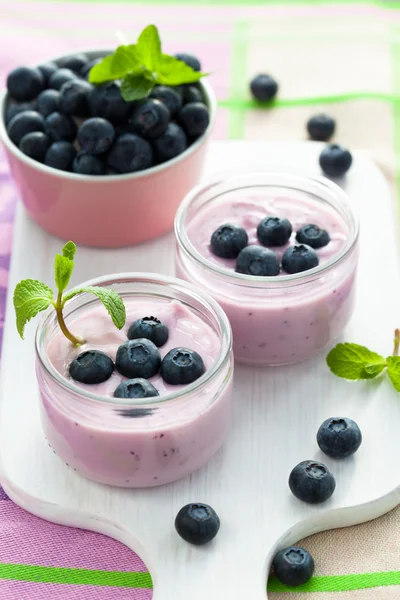 Ovocné jogurty — Stock fotografie