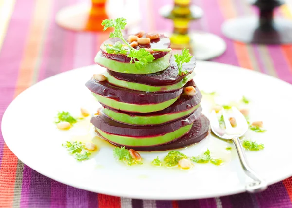 Barbabietola e avocado — Foto Stock
