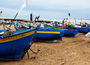 Atlantik Okyanusu mavi Balık tutma botu