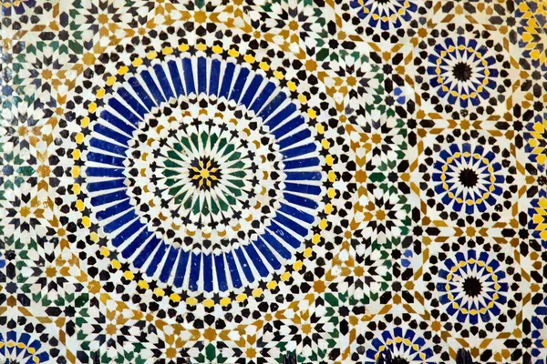 Dettaglio del mosaico islamico tradizionale — Foto Stock
