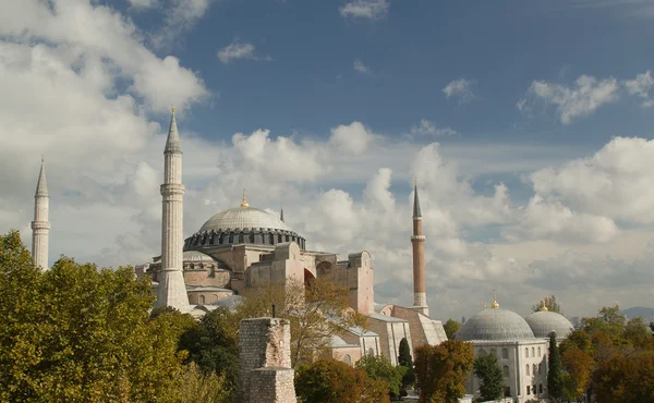 圣索非亚大教堂索菲亚在伊斯坦布尔-查看从顶部 — 图库照片