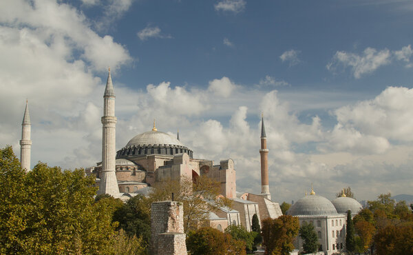 Hagia Sofia in Istanbul - view from top