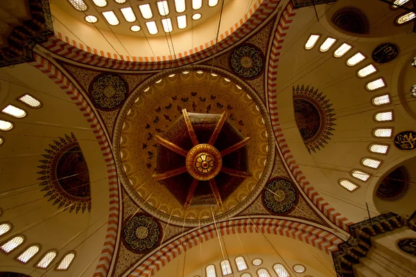 Binnenkant van istanbul blauwe moskee ii — Stockfoto