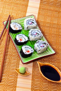 Sushi rolls clipart