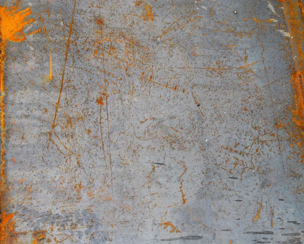 Rusty superfície da porta metálica — Fotografia de Stock