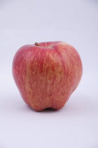 stock image Red apple on a white background