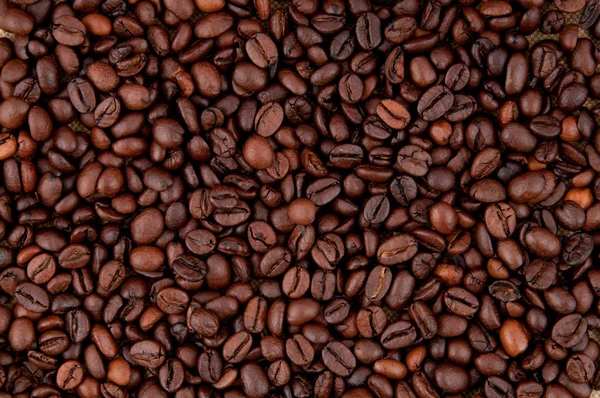 Café marrón, textura de fondo, primer plano — Foto de Stock