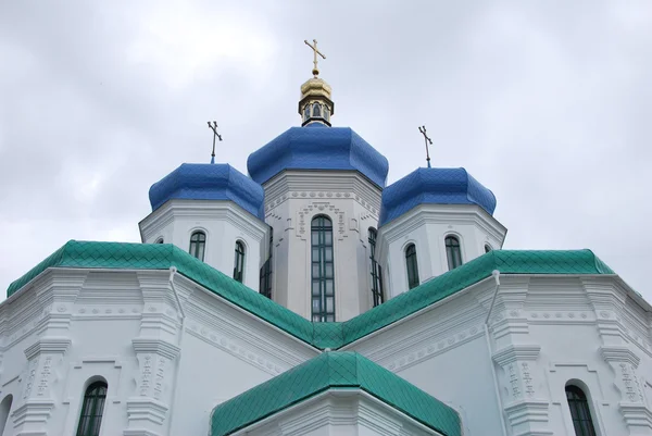 De kathedraal van de heilige drie-eenheid. Kiev, troyeshchina. — Stockfoto