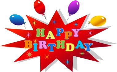 Happy birthday clipart