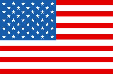 American flag stars and stripes clipart