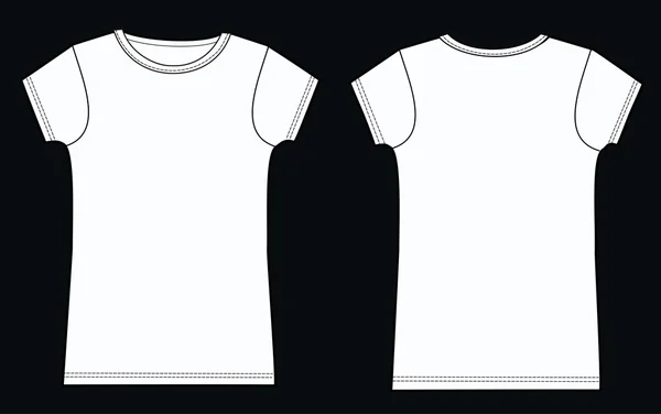 Póló, felső ruházat — Stock Vector