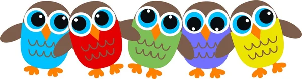Owl mailkop voor website — Stockvector