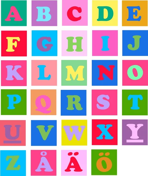 stock vector Alphabet letters