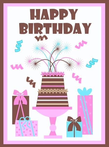 stock vector Happy birthday