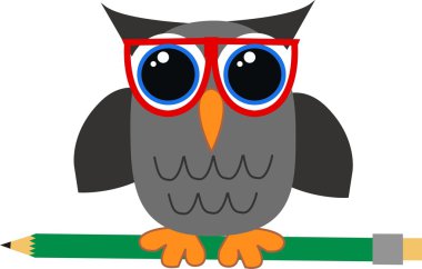 A wise owl clipart