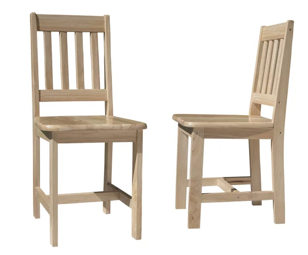 Krzesło jasnego drewna — Zdjęcie stockowe
